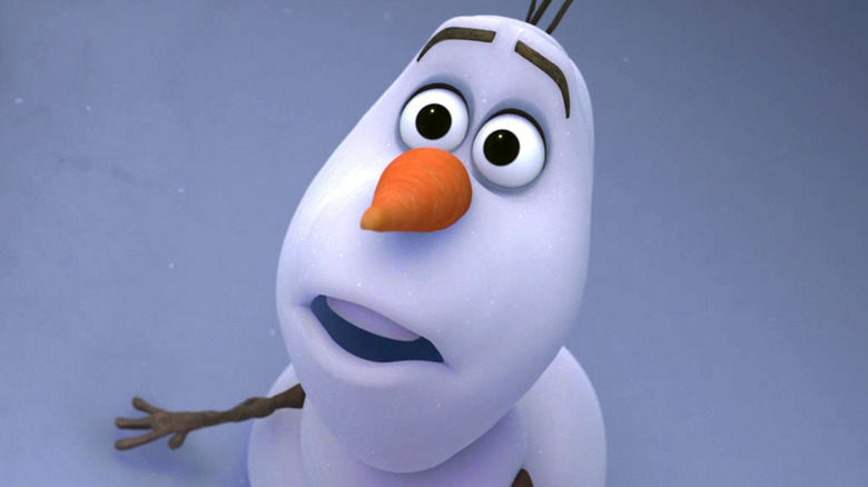 Olaf looking surprised