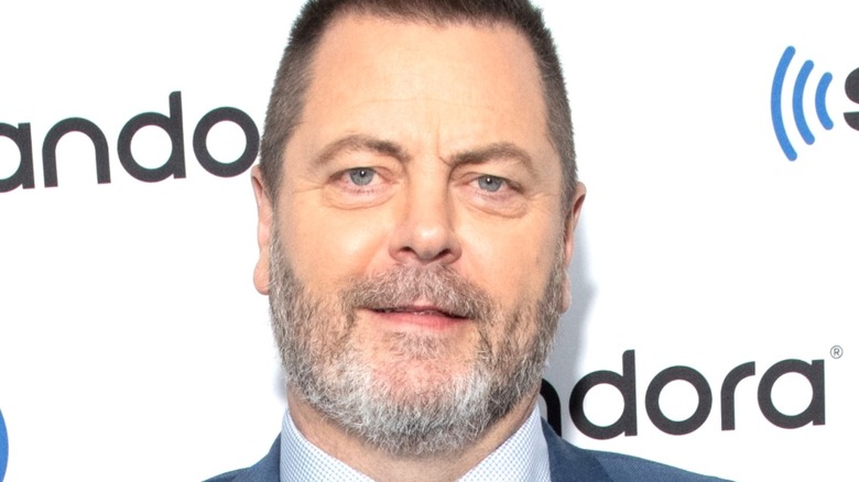 Nick offerman smiling