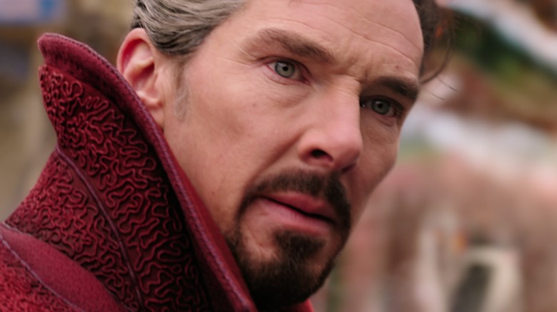 Doctor Strange looks perturbed