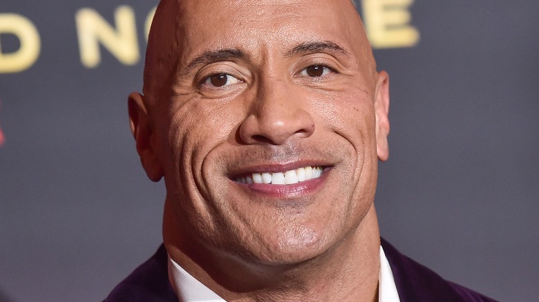 Dwayne Johnson grinning