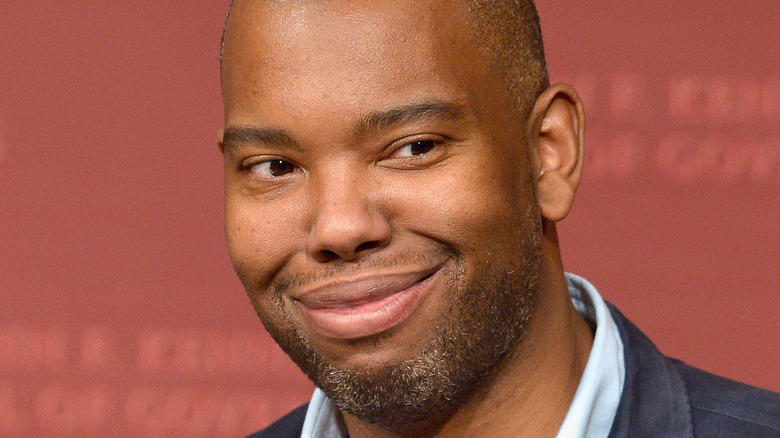 Ta-Nehisi Coates smirking at Harvard