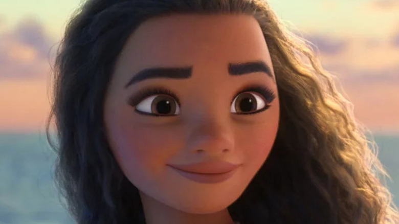 Moana smiling