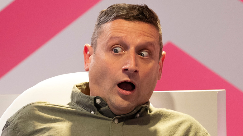 Tim Robinson looking surprised