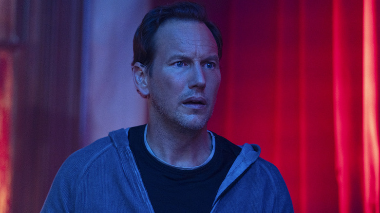 Patrick Wilson scared in The Red Door