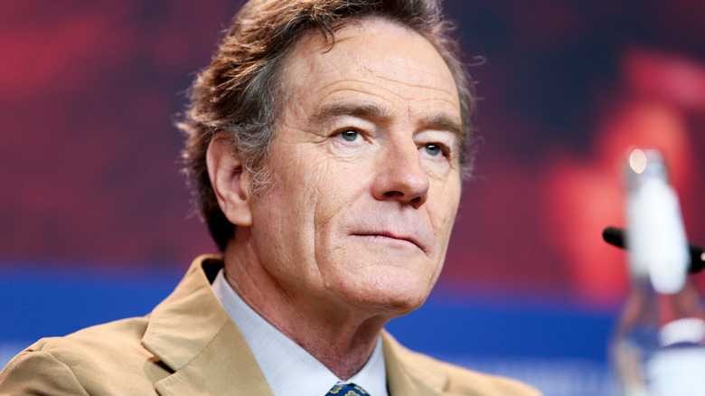 Bryan Cranston stares