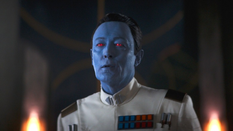 Thrawn wearing uniform