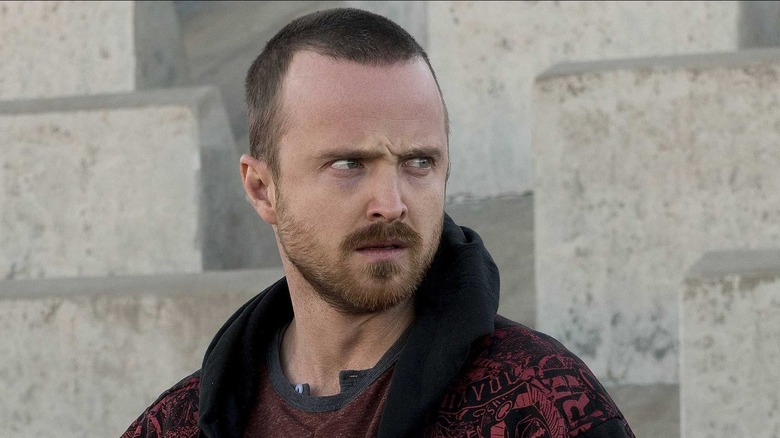 Jesse Pinkman frowning