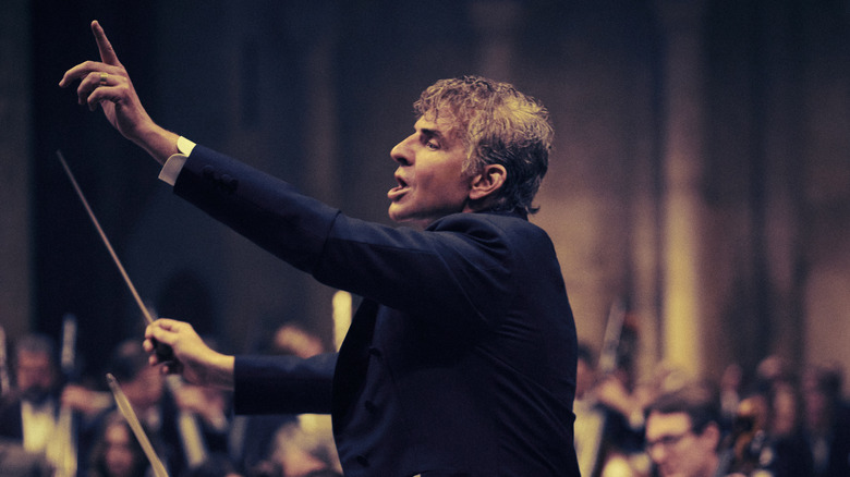 Leonard Bernstein conducting