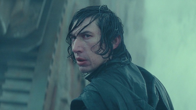 Kylo Ren in the rain